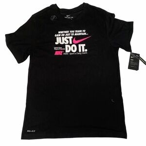 Nike JDI Training Crew Neck Black T-Shirt Men’s M